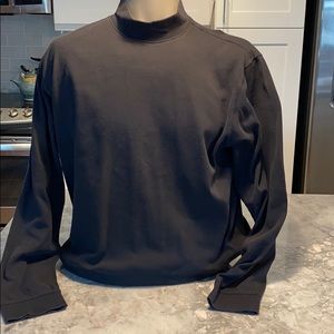 Men’s cotton mock turtleneck